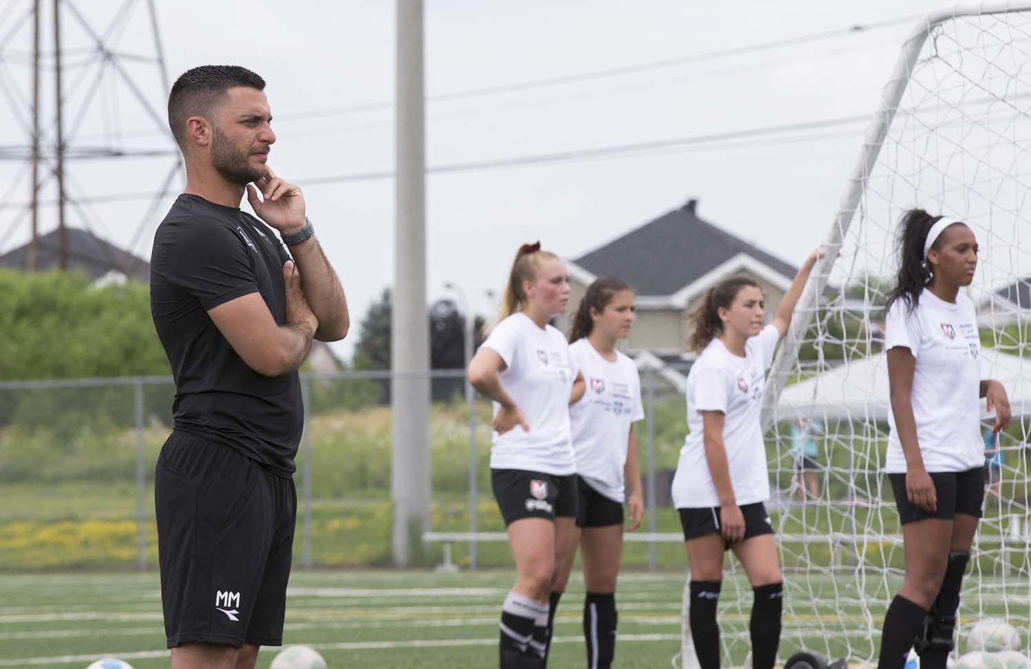 Making a pitch on the pitch to further their education